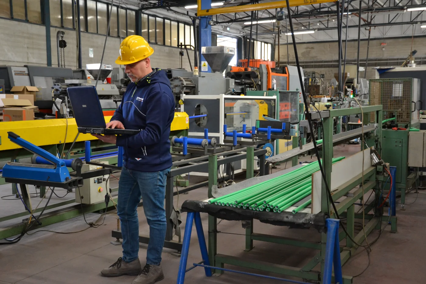 Plastofer PP-R production in the plant